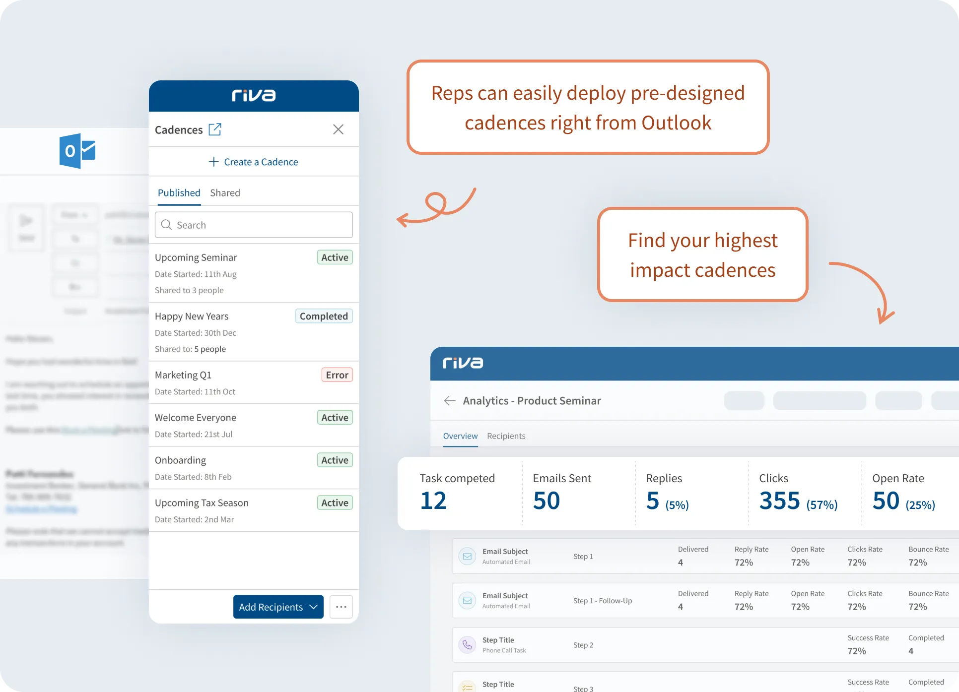 Real-time sync of contacts, emails, calendars between Salesforce and Outlook