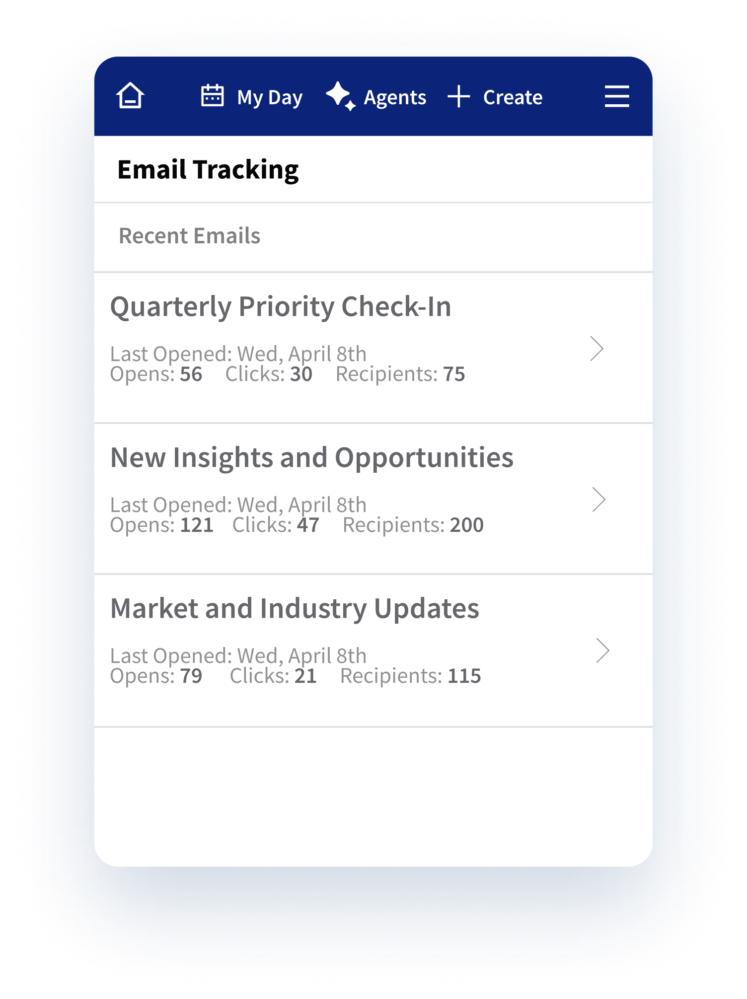 Riva Email Tracking