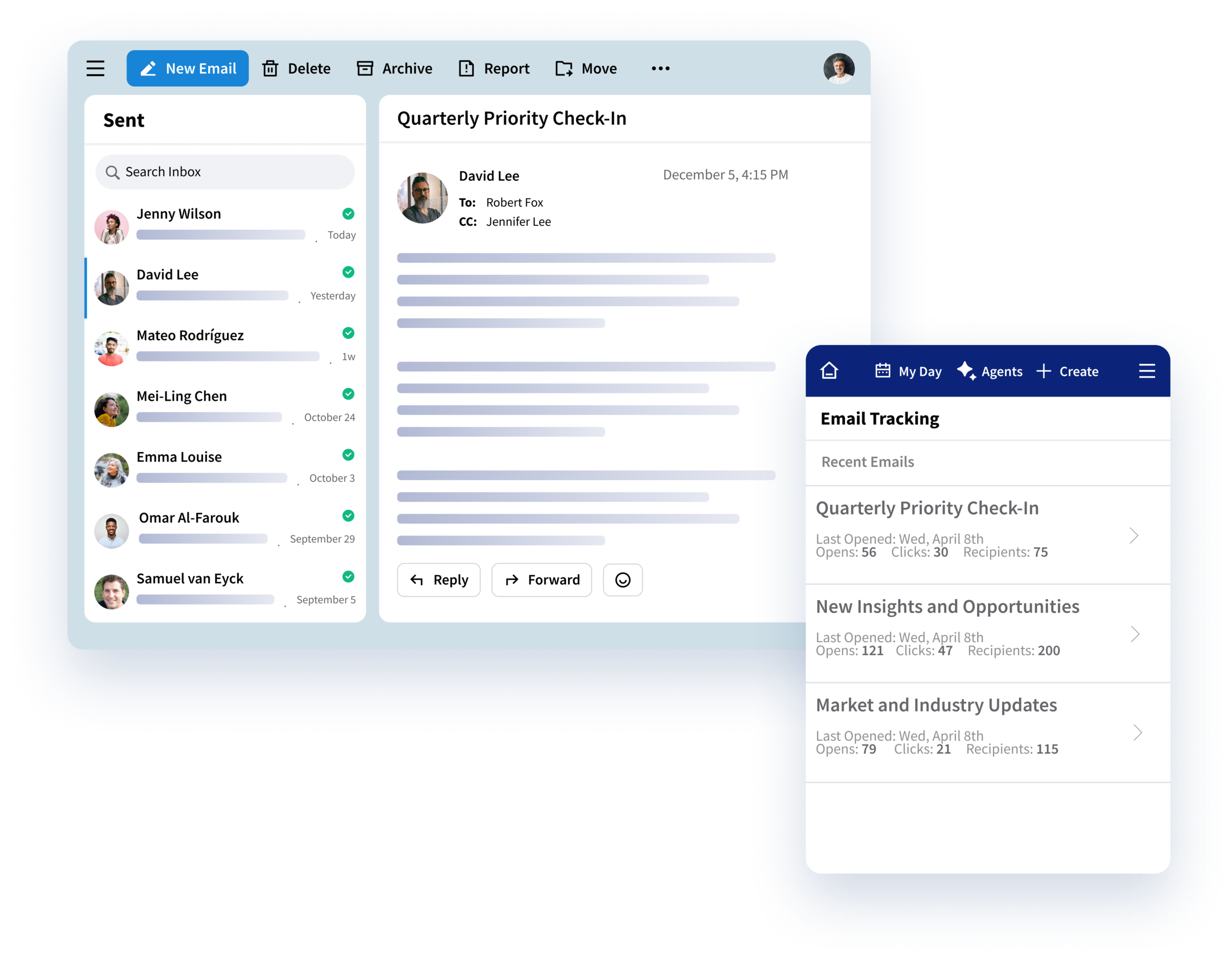 Riva Email Tracking