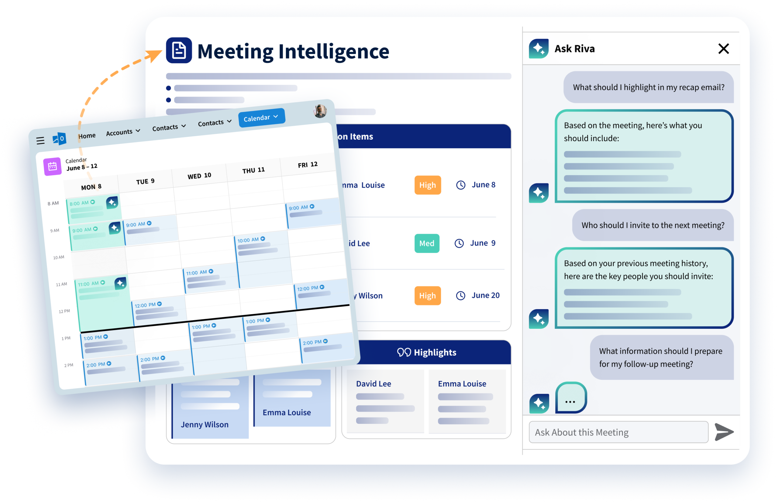 Riva Insight Side Panel — Contextual CRM Data